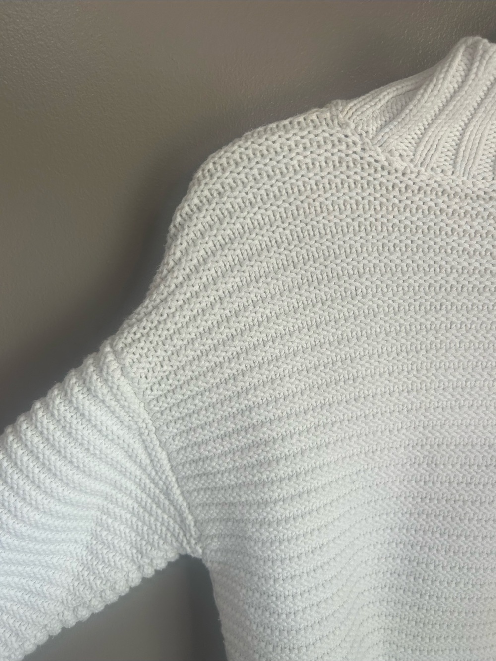 Textured Turtleneck - Lucky Brand - Ribbed Mock Neck Women's Sweater - Picture 14 of 14